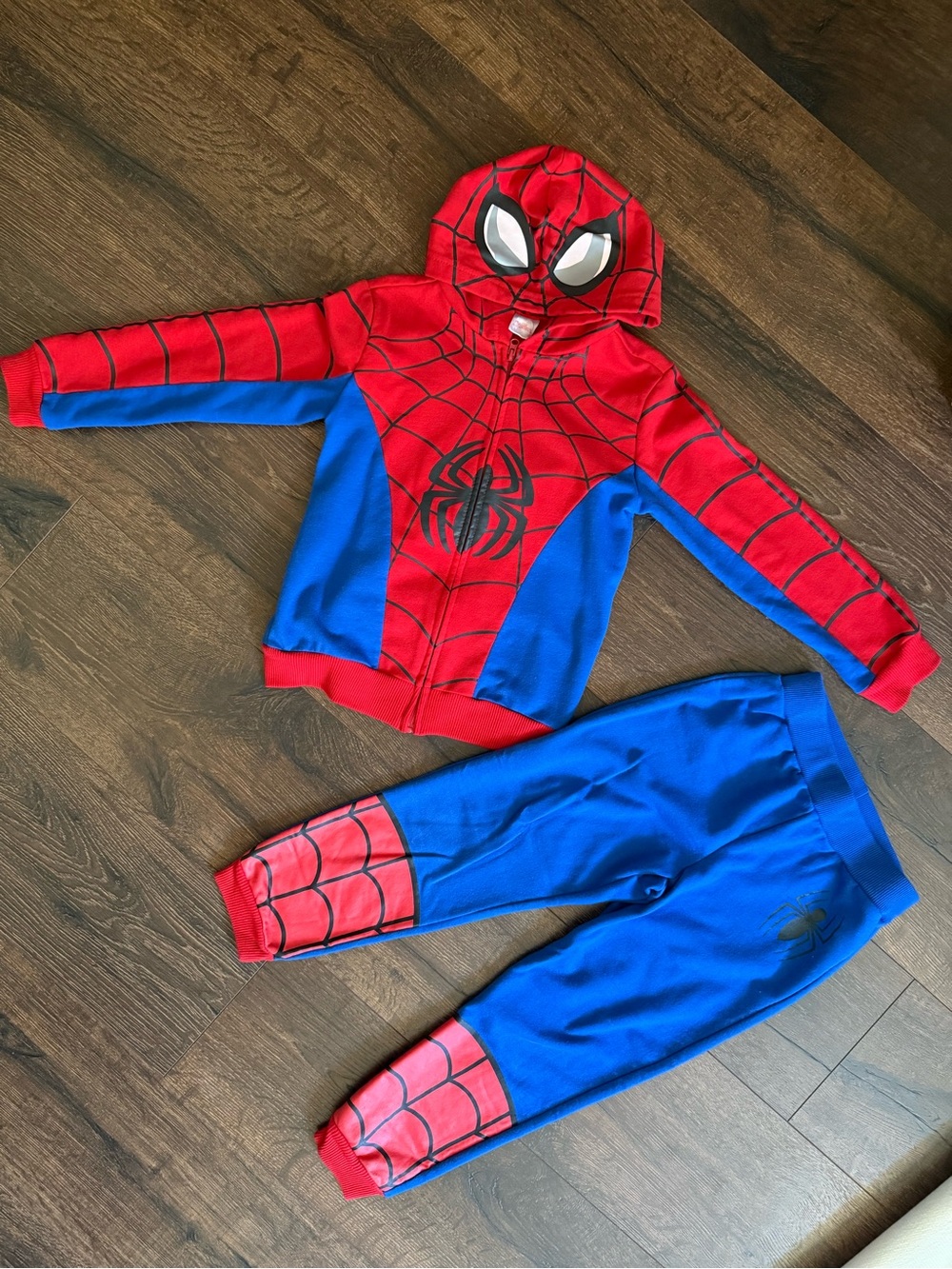 Marvel Red & Blue Spider-Man Hoodie and Jogger Set